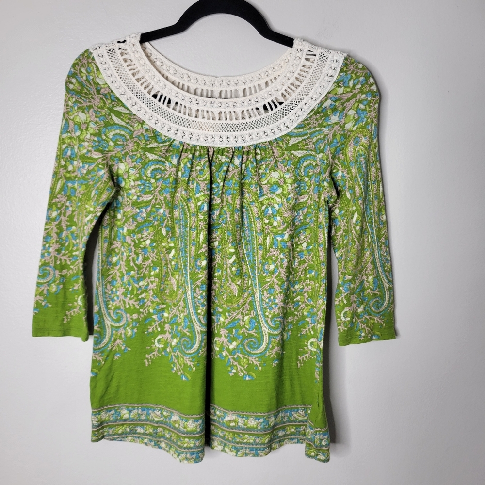 Meadow Rue Earthly Designs Peasant Top